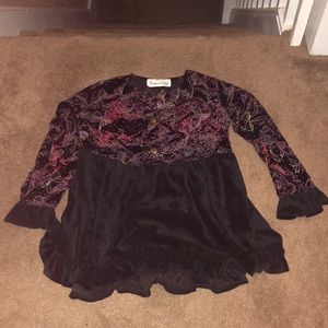 Vintage girls holiday dress